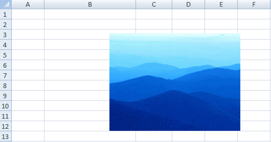 Spreadsheet Picture - Absolute Anchor - Resized cells